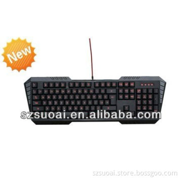 slim wired backlight computer keyboard